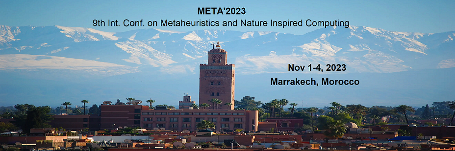 International Conference on Metaheuristics and Nature Inspired Computing META 2023| MARRAKECH | M...
